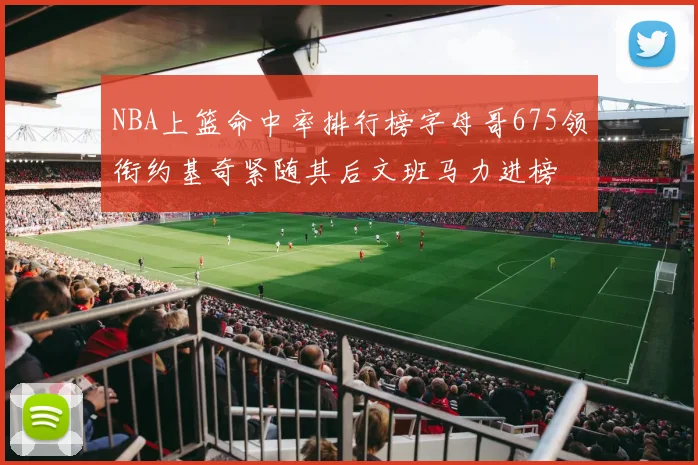 NBA上篮命中率排行榜字母哥675领衔约基奇紧随其后文班马力进榜
